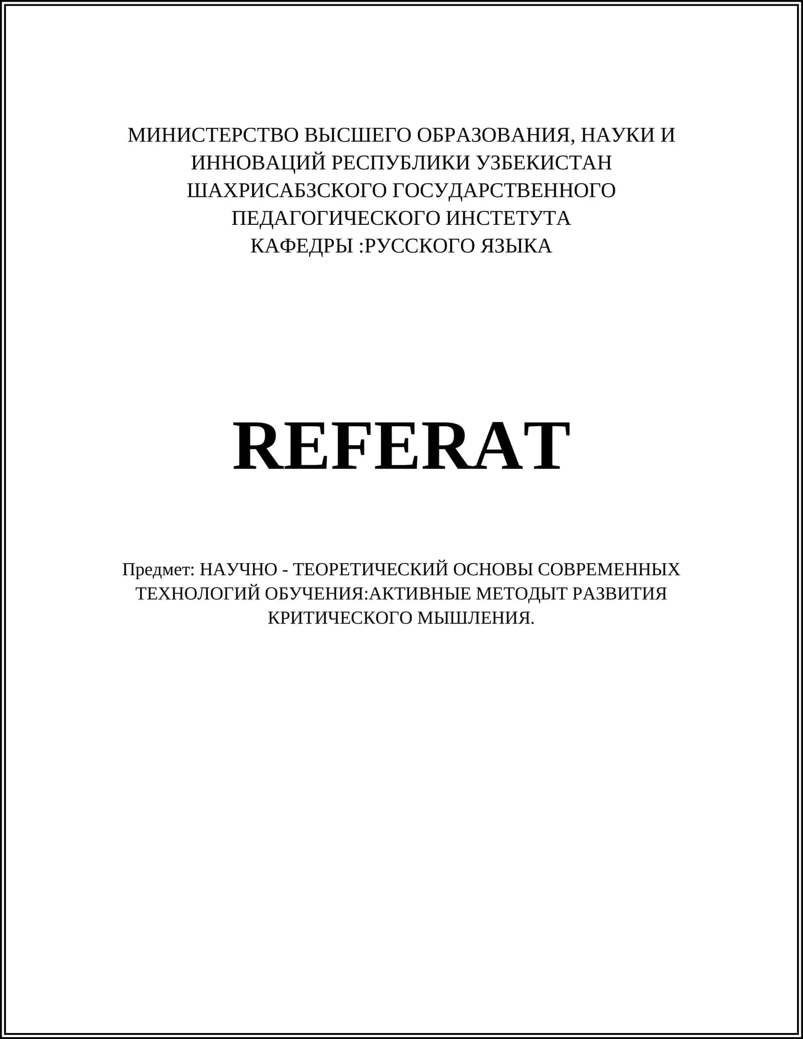 REFERAT