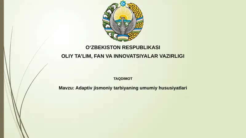 Adaptiv jismoniy tarbiya