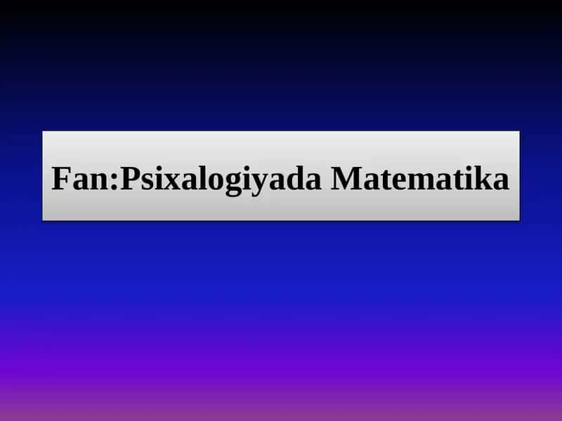 Mavzu:Turli ko‘rinishda berilgan funksiya grafiklarini analitik chizish.