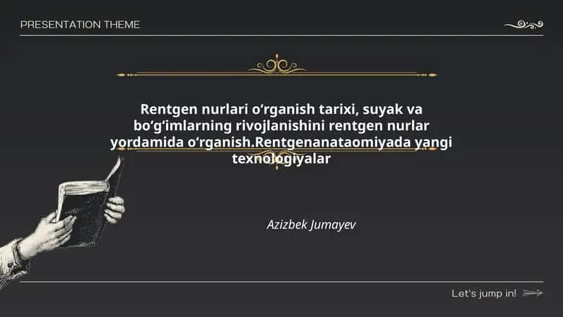 Rentgen nurlari oʻrganish tarixi