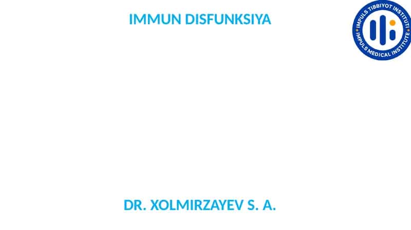 IMMUN DISFUNKSIYA