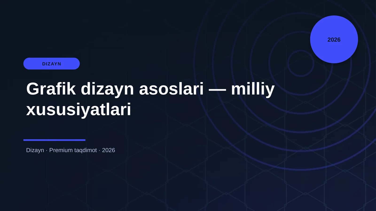 Grafik dizayn asoslari — milliy xususiyatlari