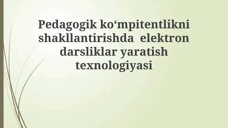 Elektron darsliklar