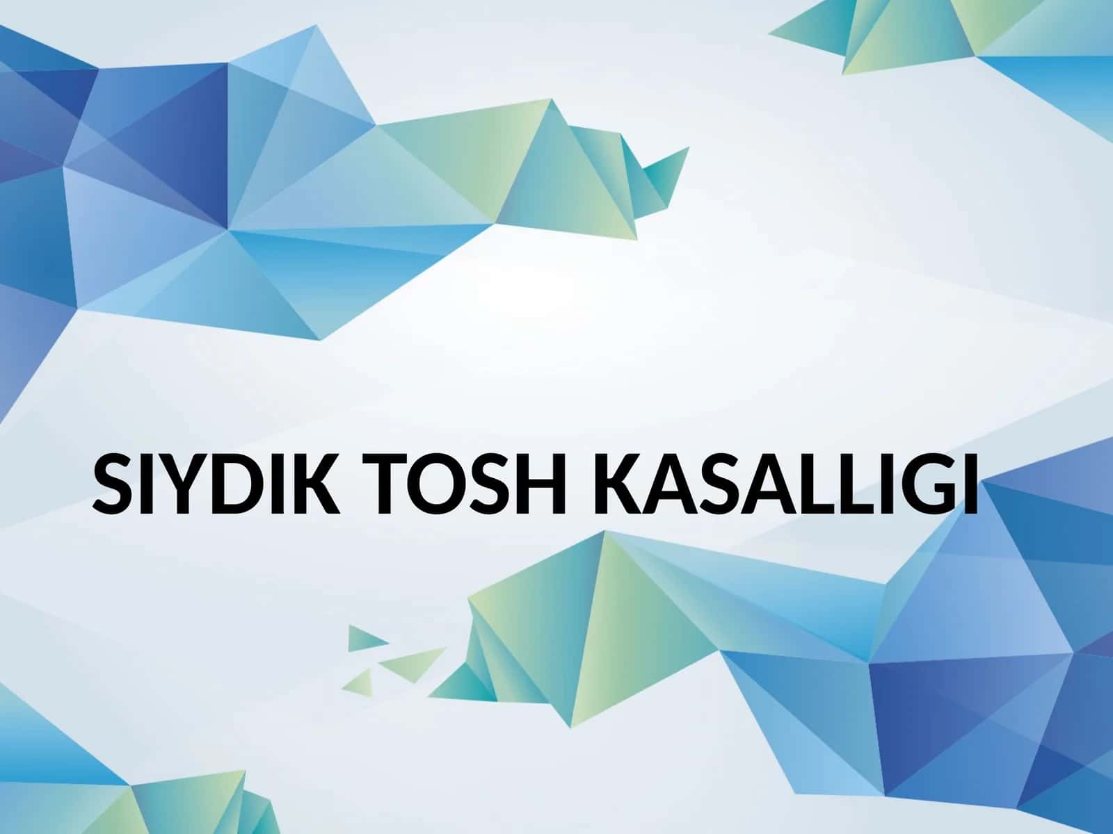 Siydik tosh kasalligi