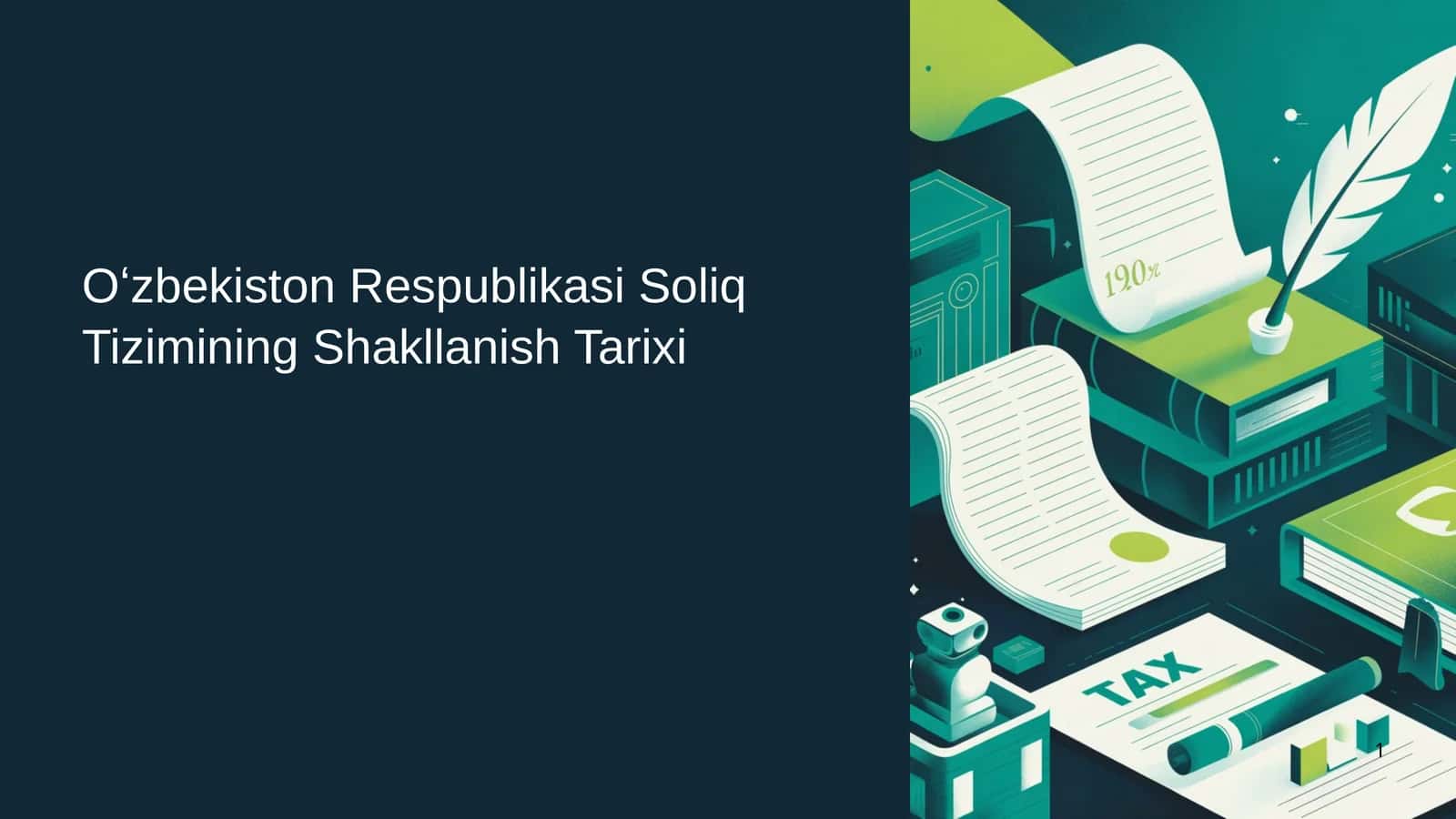 O‘zbekiston Respublikasi Soliq Tizimining Shakllanish Tarixi