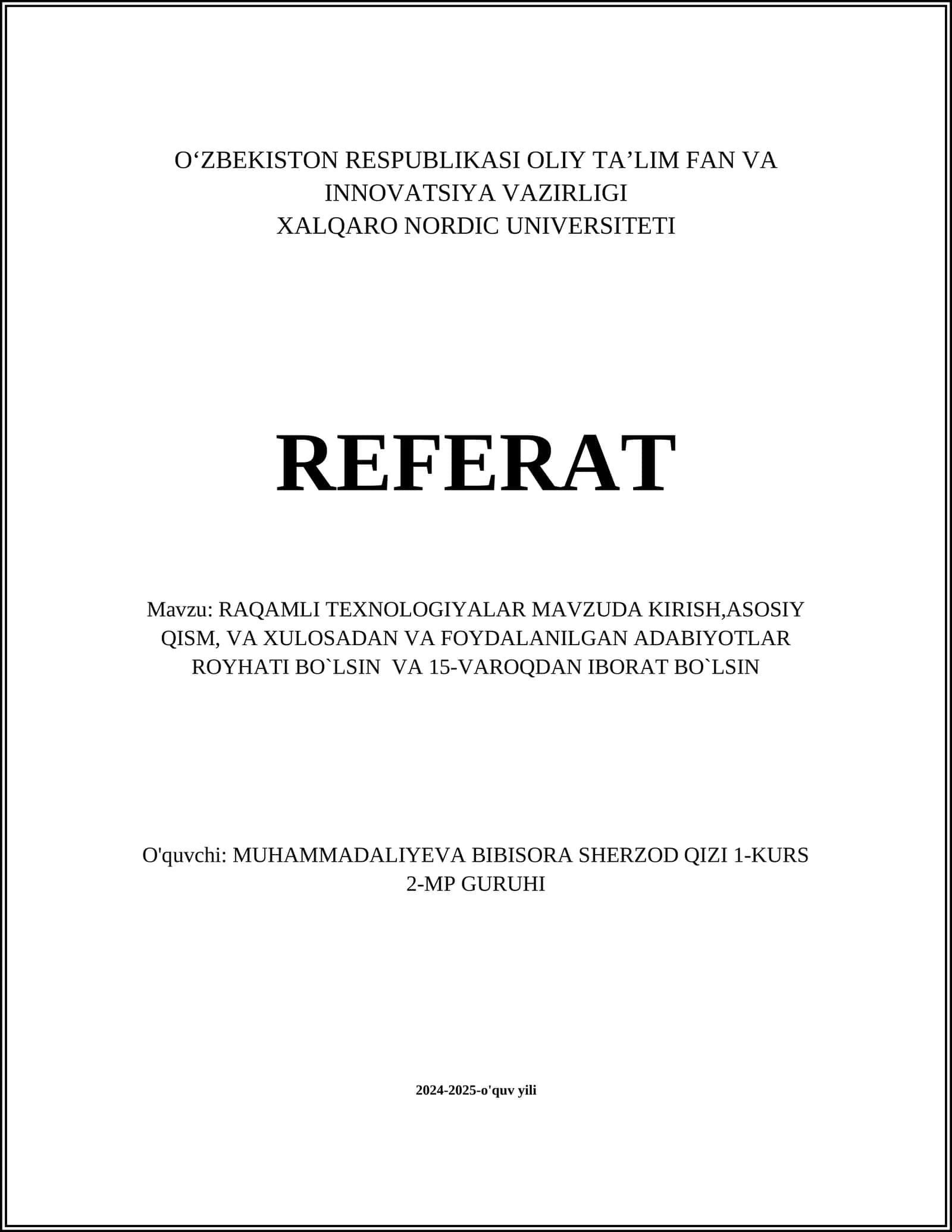Raqamli Texnologiyalar Tarixi va Rivojlanishi