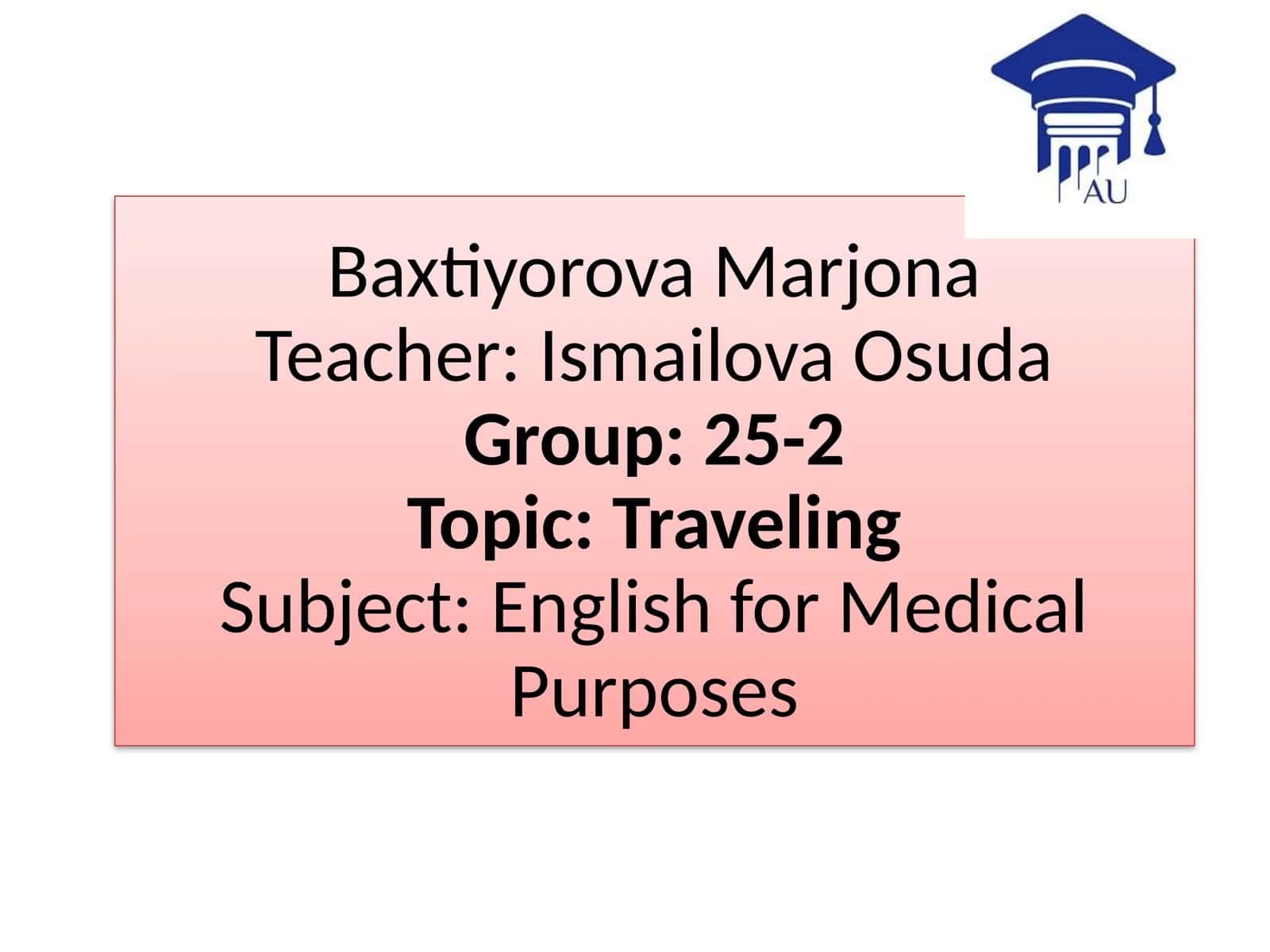 Traveling for Medical Purposes