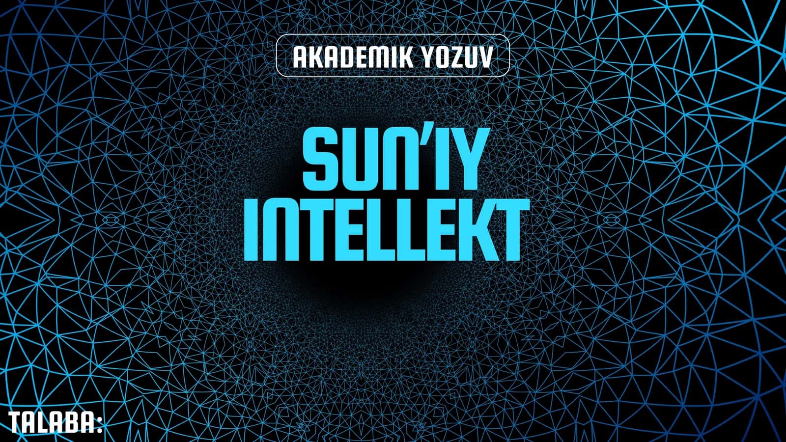 SUN’IY INTELLEKT YARATILISH TARIXI
