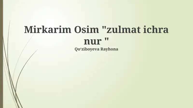 Nur qiyofasida