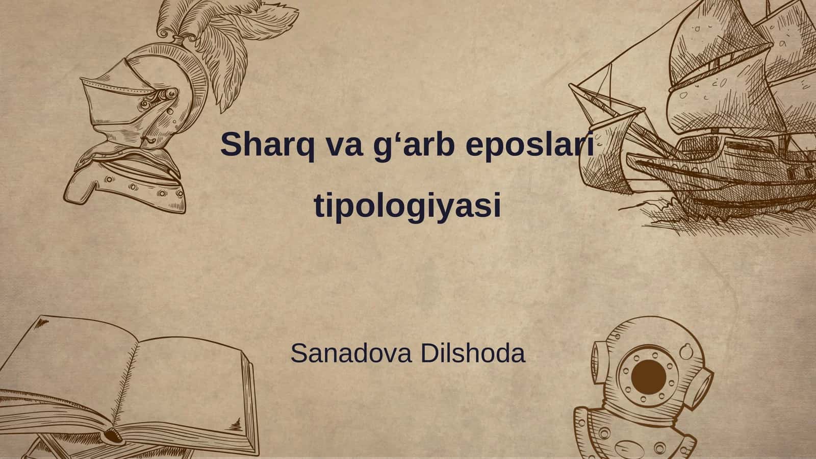 Epos tushunchasi va tarixi