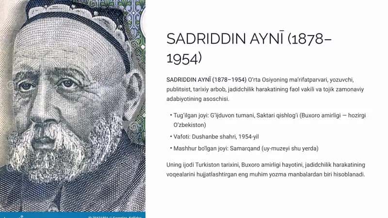 SADRIDDIN AYNI