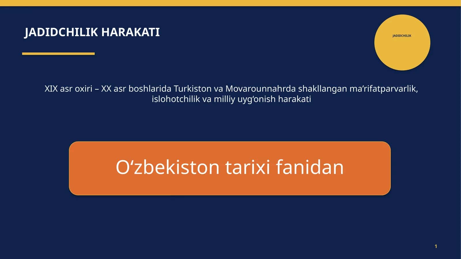 Jadidchilik