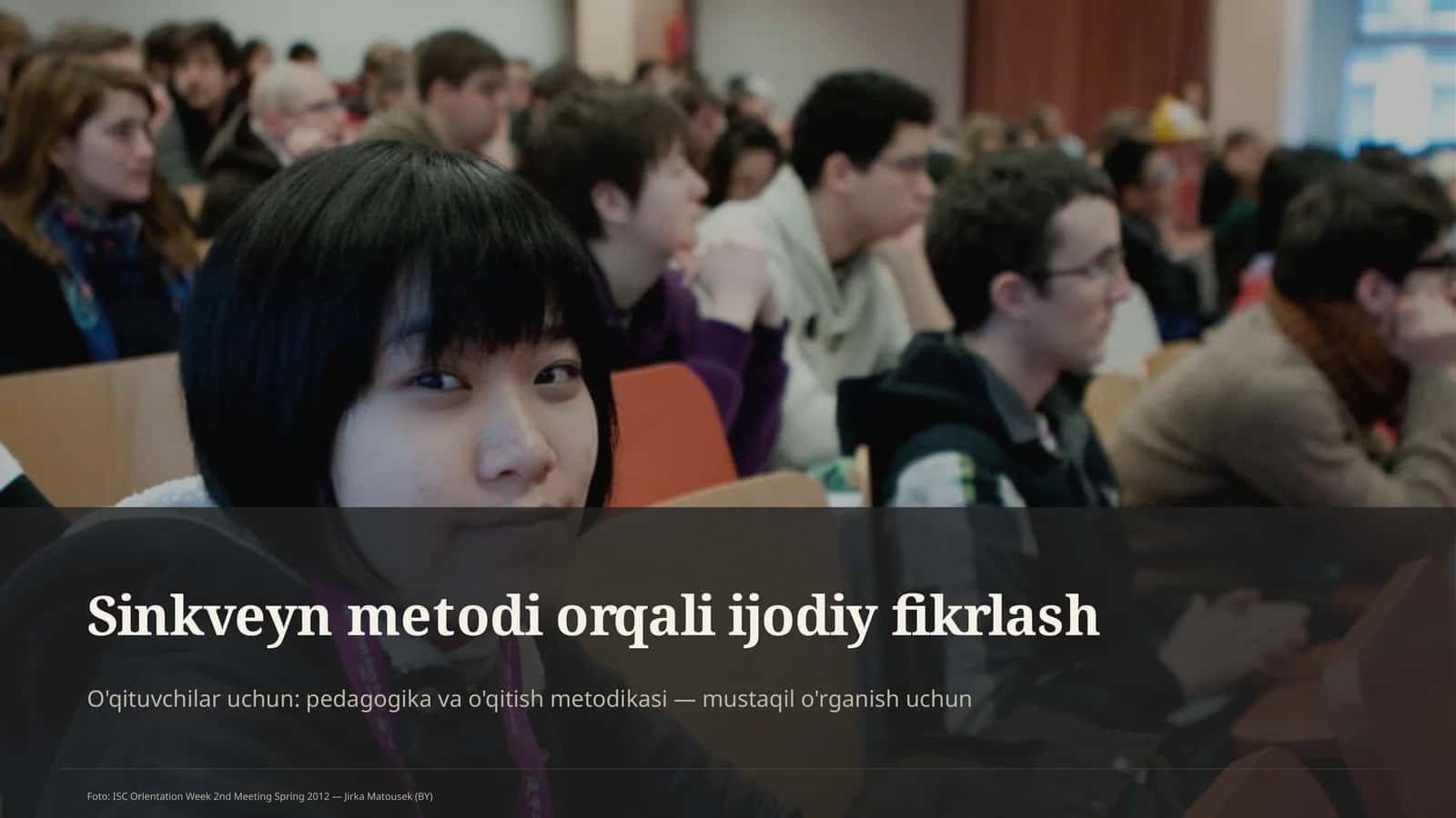 Sinkveyn metodi orqali ijodiy fikrlash