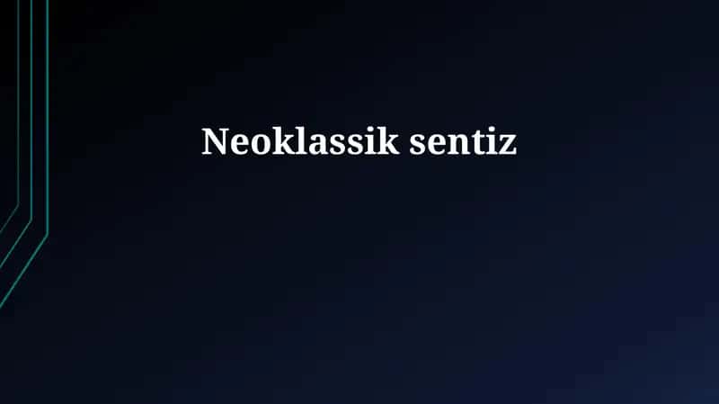 Neo-klassik modellar