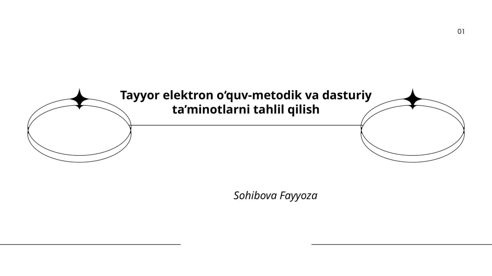 Tayyor elektron o‘quv-metodik va dasturiy ta’minotlarni tahlil qilish