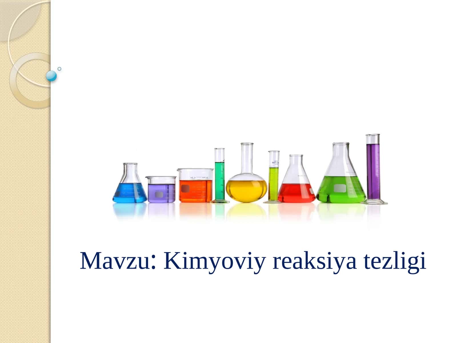 Kimyoviy reaksiya tezligi