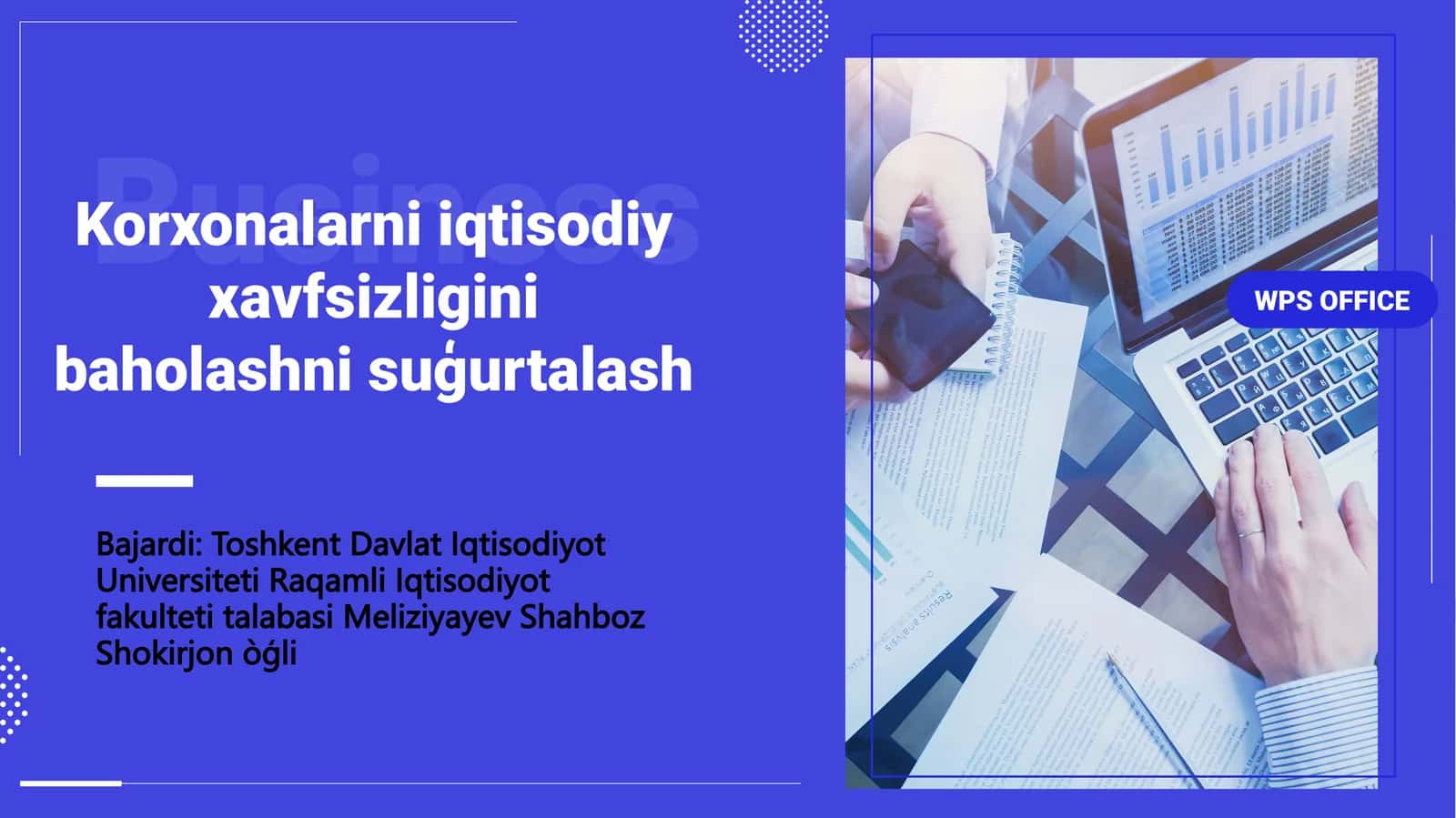 Korxonalarni iqtisodiy