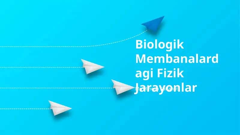 Biologik Membanalardagi Fizik Jarayonlar