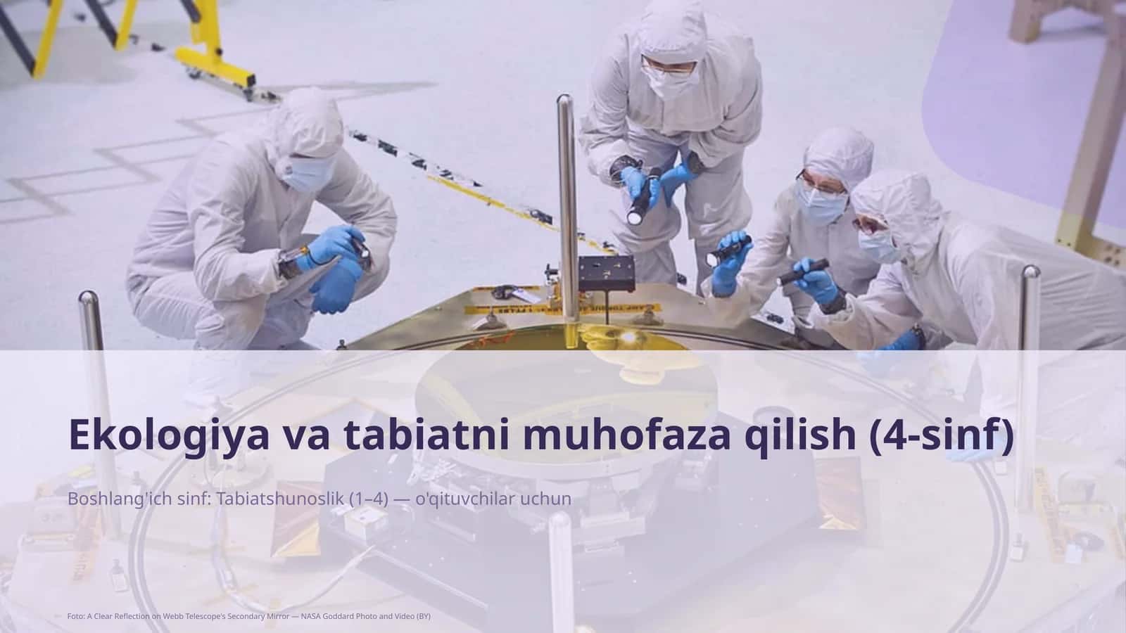 Ekologiya va tabiatni muhofaza qilish (4-sinf)
