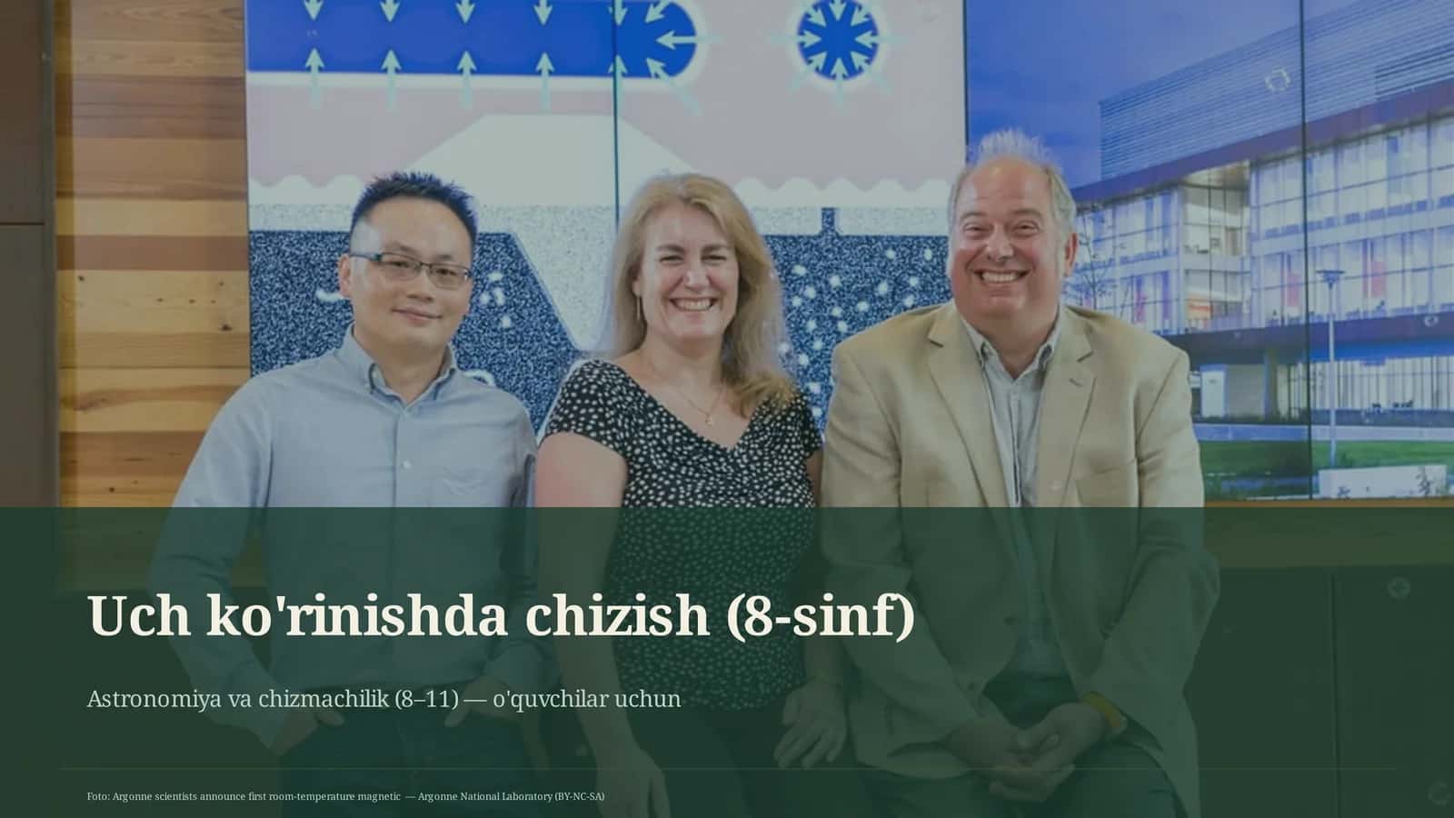 Uch ko'rinishda chizish (8-sinf)
