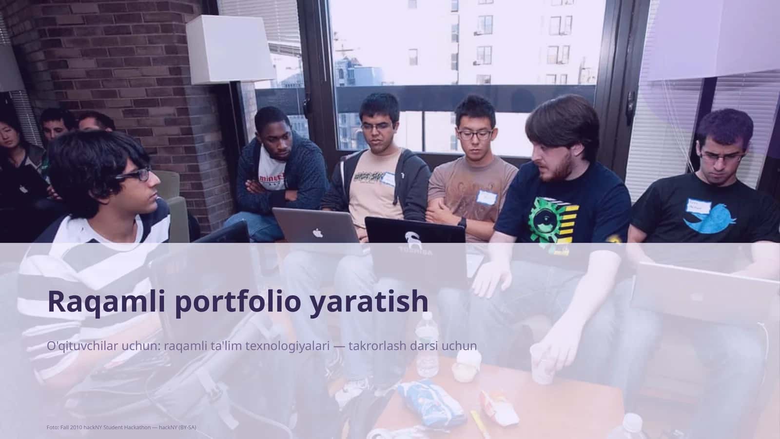 Raqamli portfolio yaratish