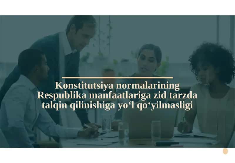 Konstitutsiyaning Respublika manfaatlari