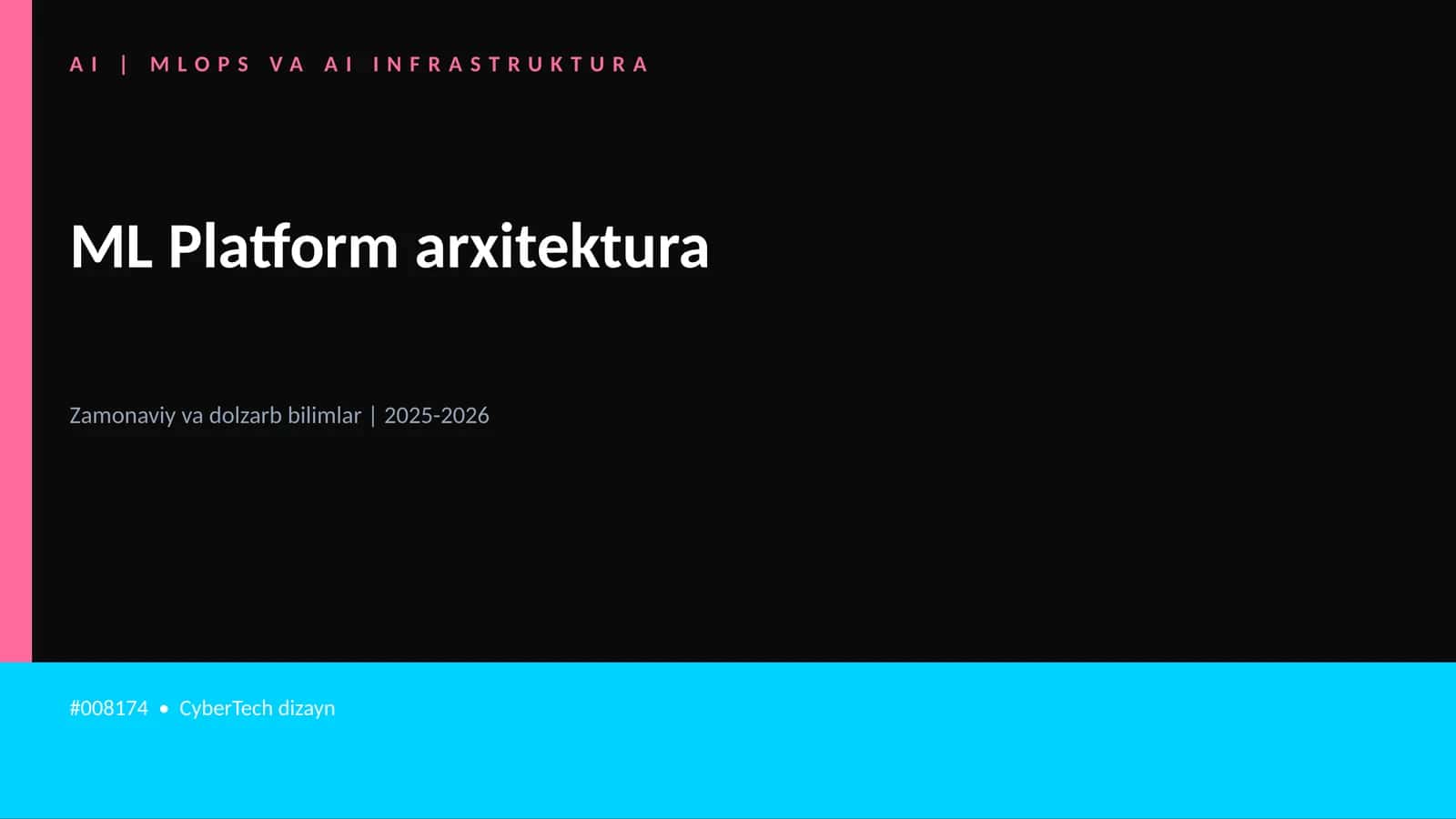 AI | MLOPS VA AI INFRASTRUKTURA