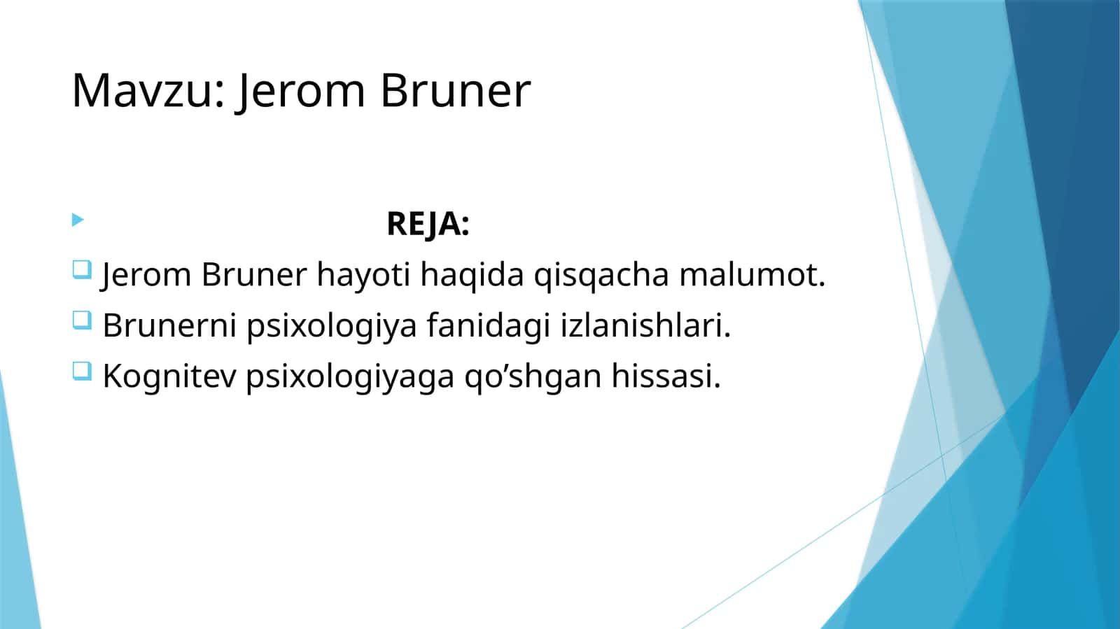 Jerom Bruner