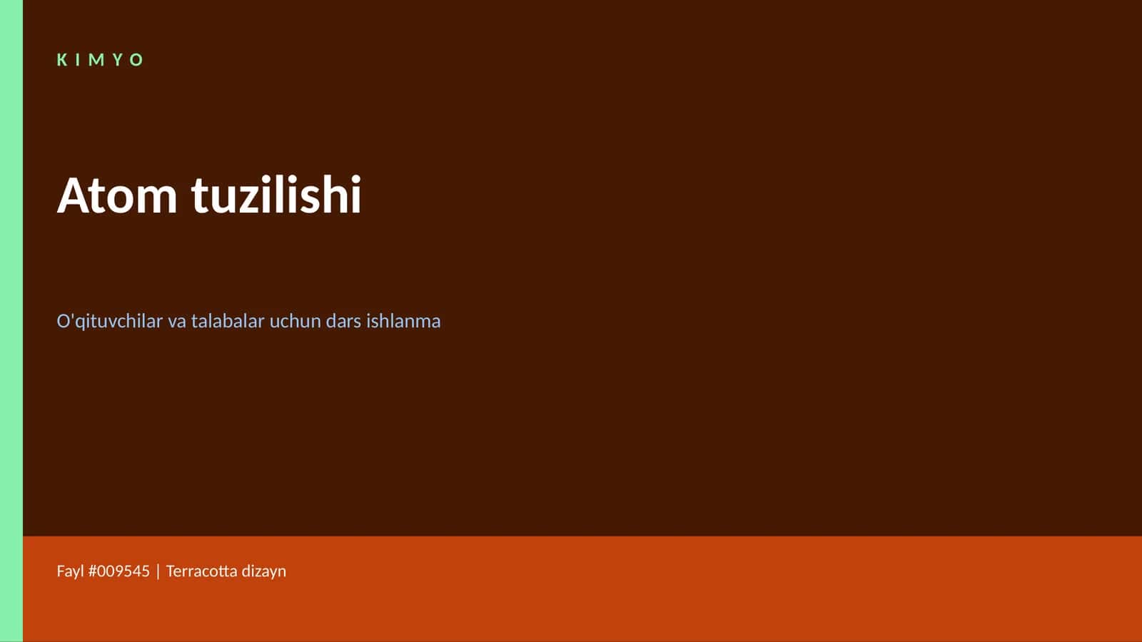 Atom tuzilishi