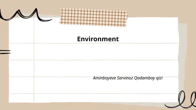 Environment