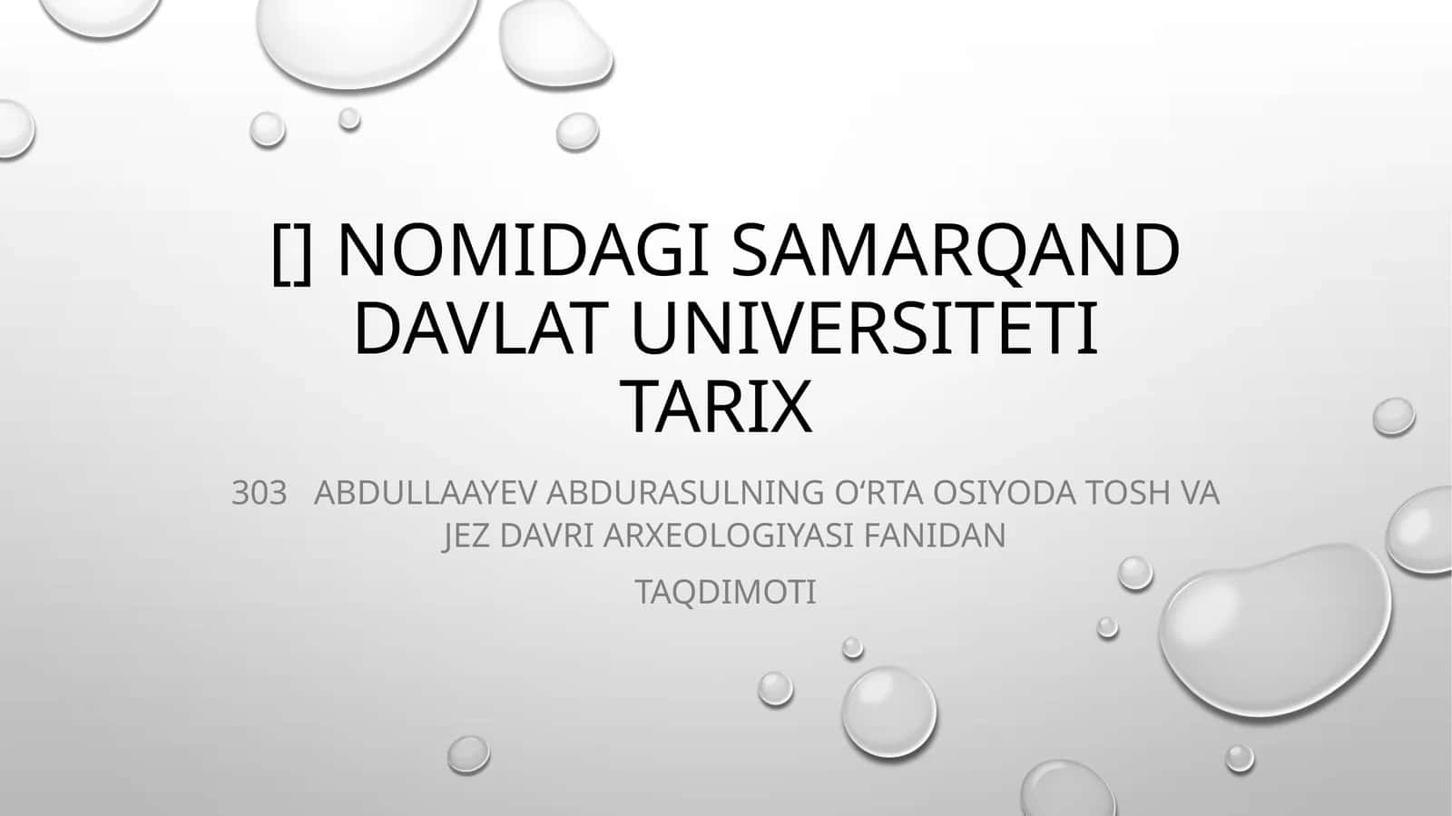 oʻrta Osiyoda ilk paleolit davri madaniyat xususiyatlari