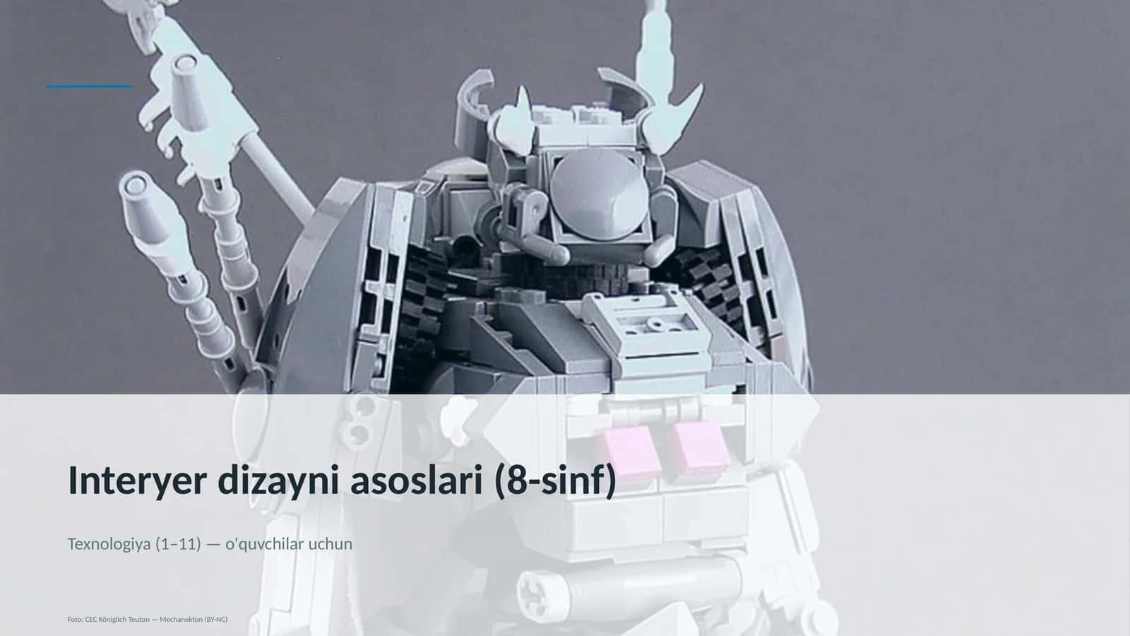 Interyer dizayni asoslari (8-sinf)