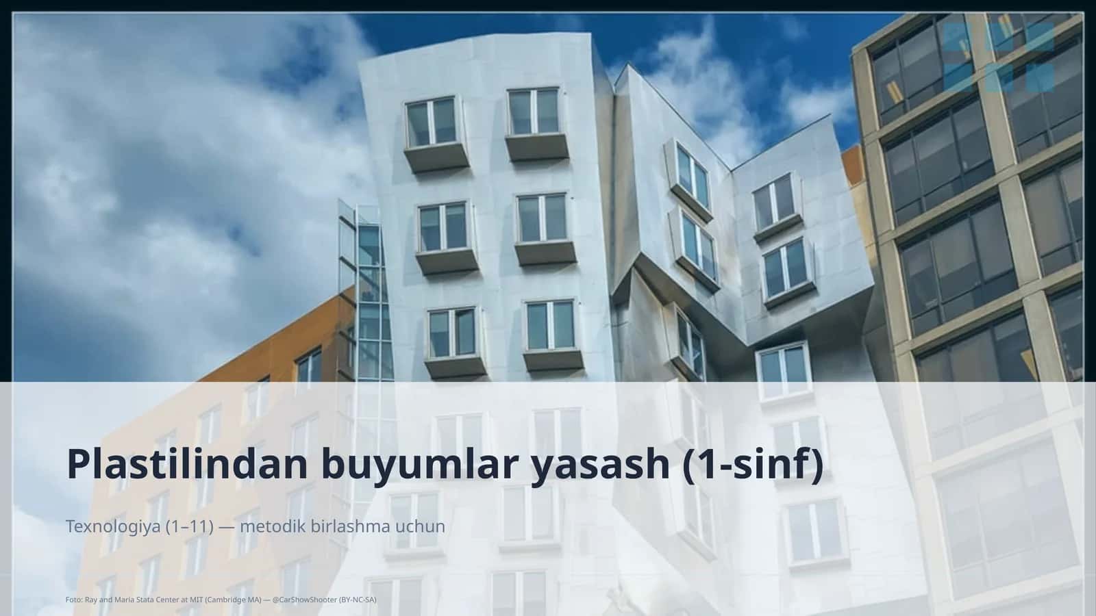 Plastilindan buyumlar yasash (1-sinf)