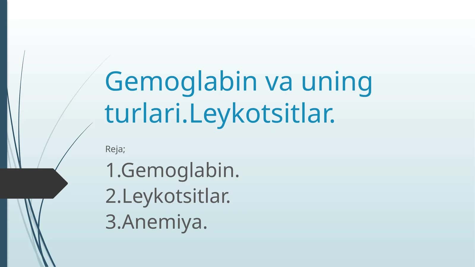 Gemoglabin va uning turlari