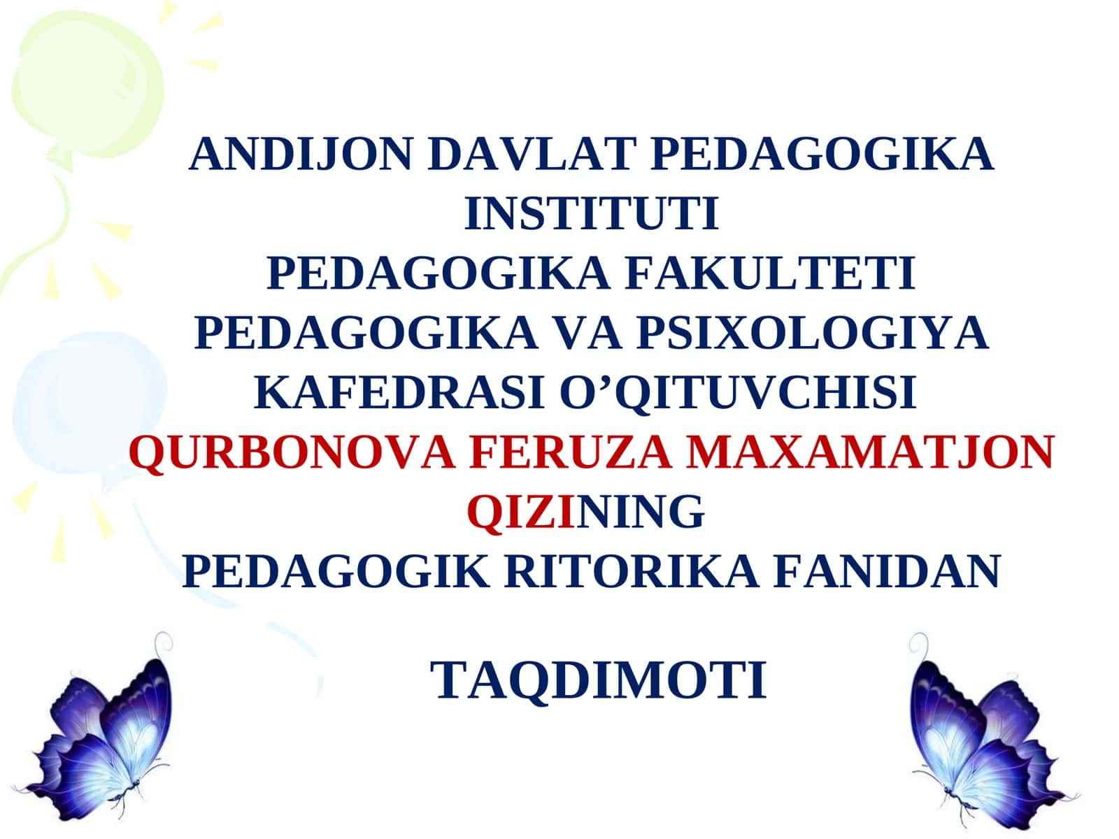 Ritorikaning Mazmun-Mundarijasi