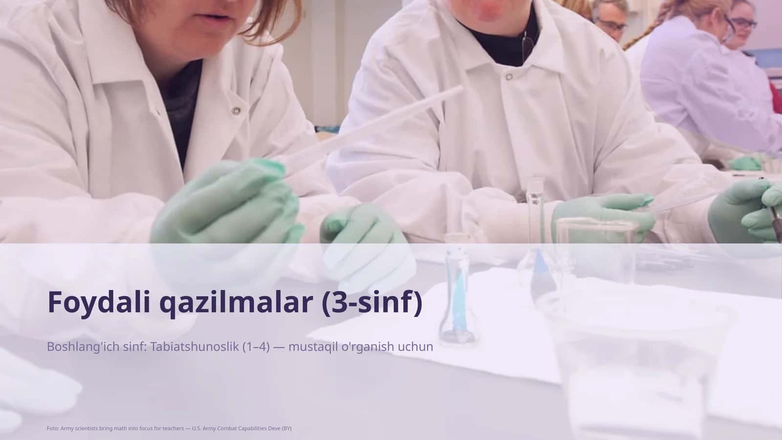 Foydali qazilmalar (3-sinf)