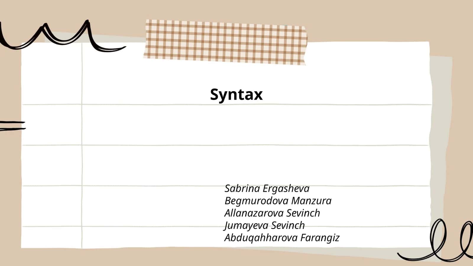 Phrase Structure Grammar