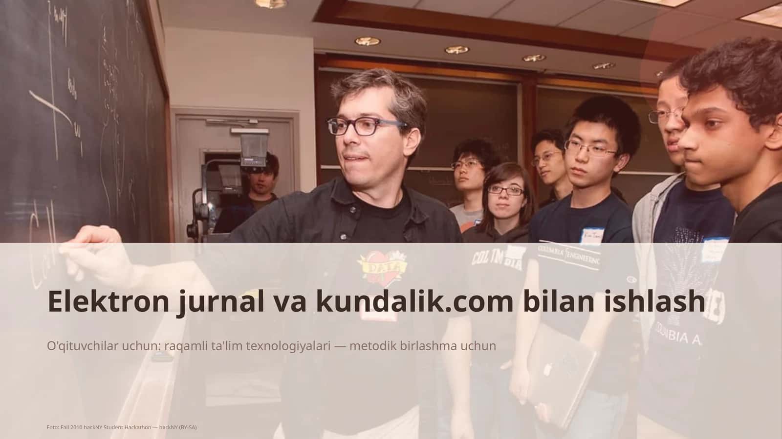 Elektron jurnal va kundalik.com bilan ishlash