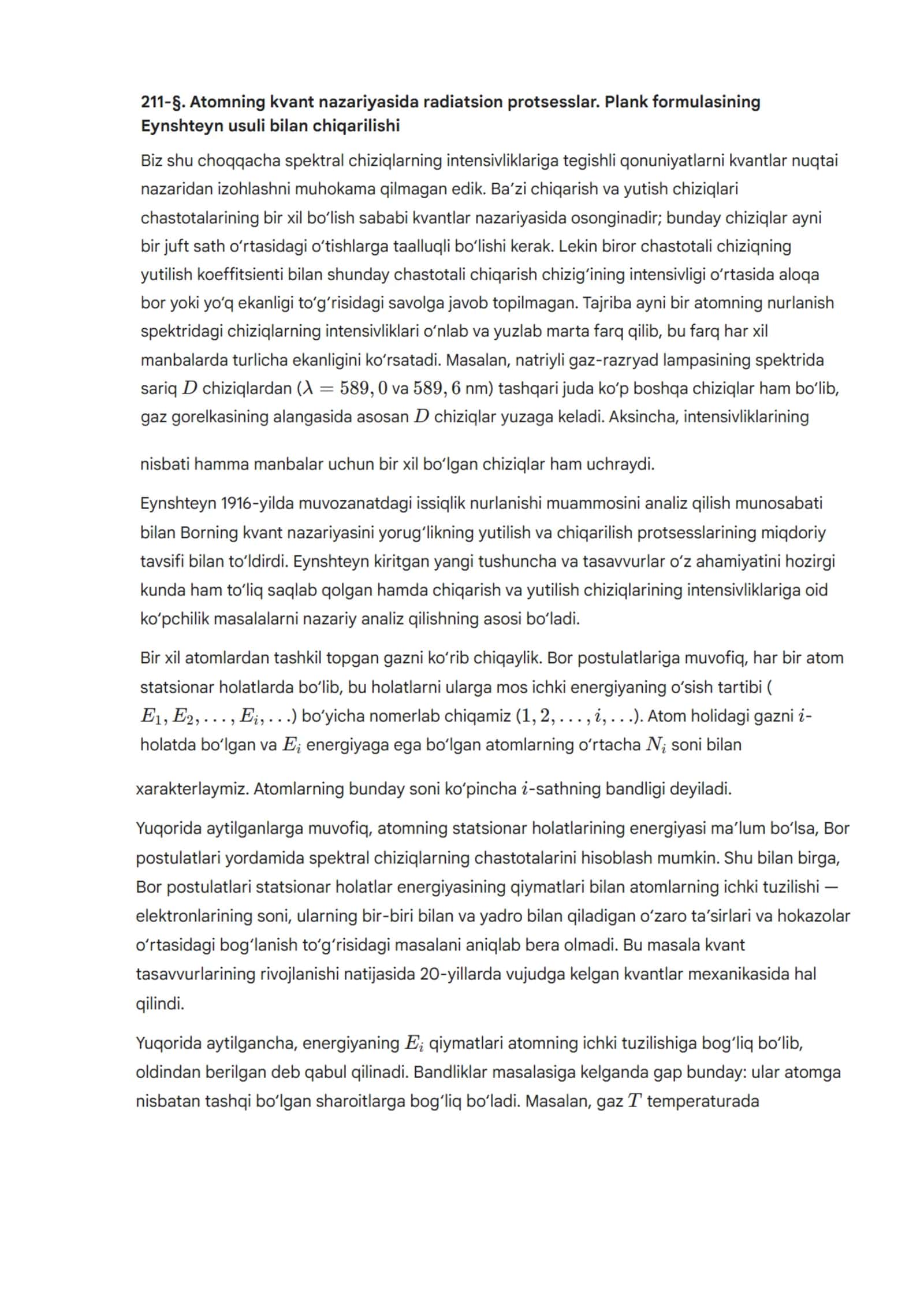 Molekulalarning infraqizil spektrlari