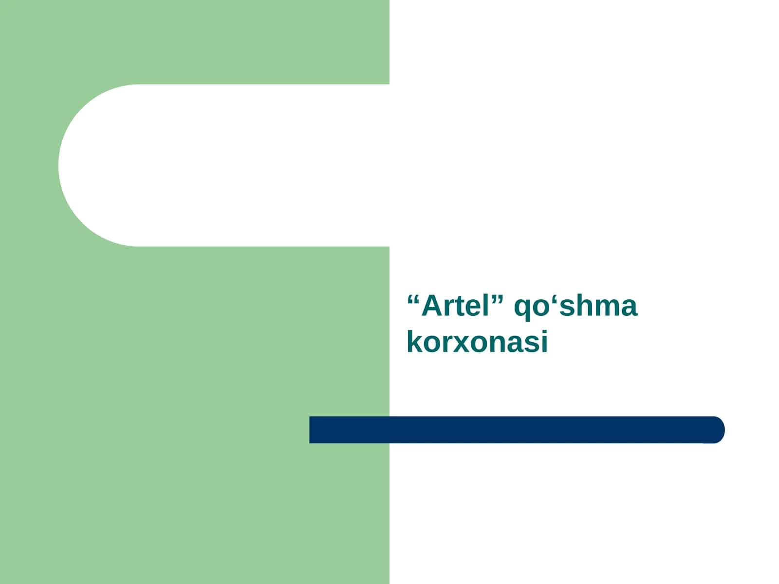 “Artel” qo‘shma korxonasi