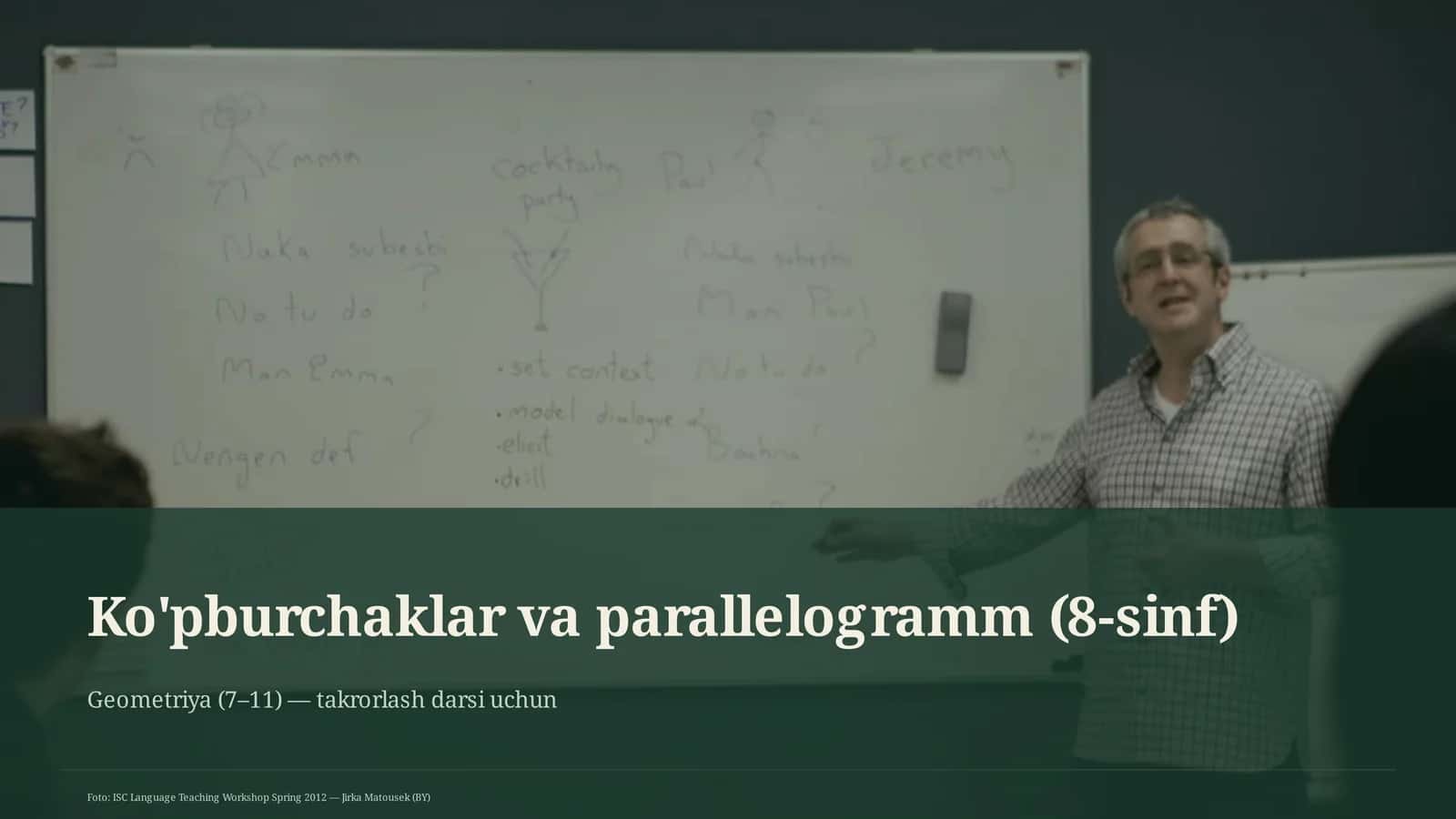 Ko'pburchaklar va parallelogramm (8-sinf)