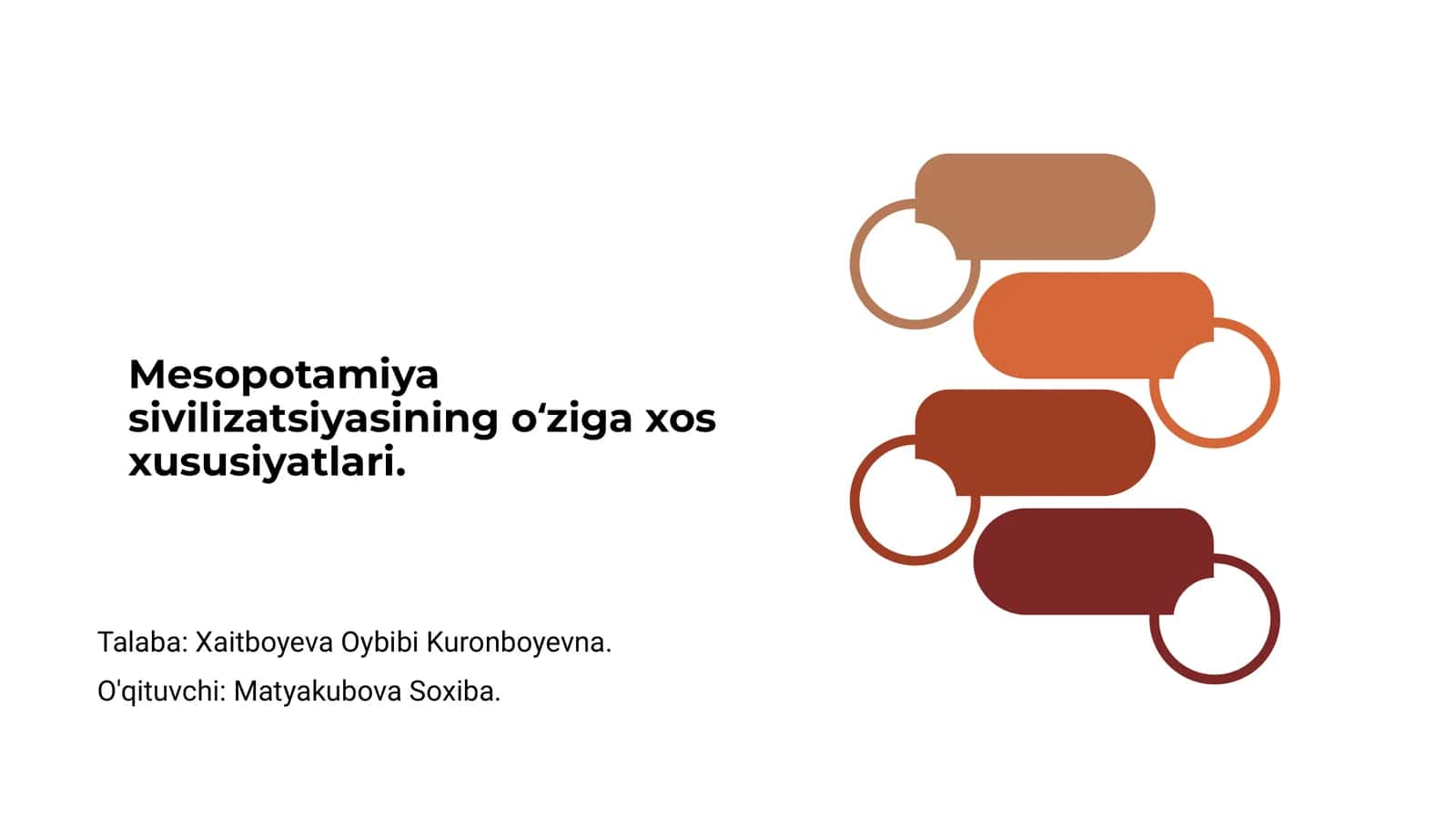 Mesopotamiya sivilizatsiyasining oʻziga xos xususiyatlari