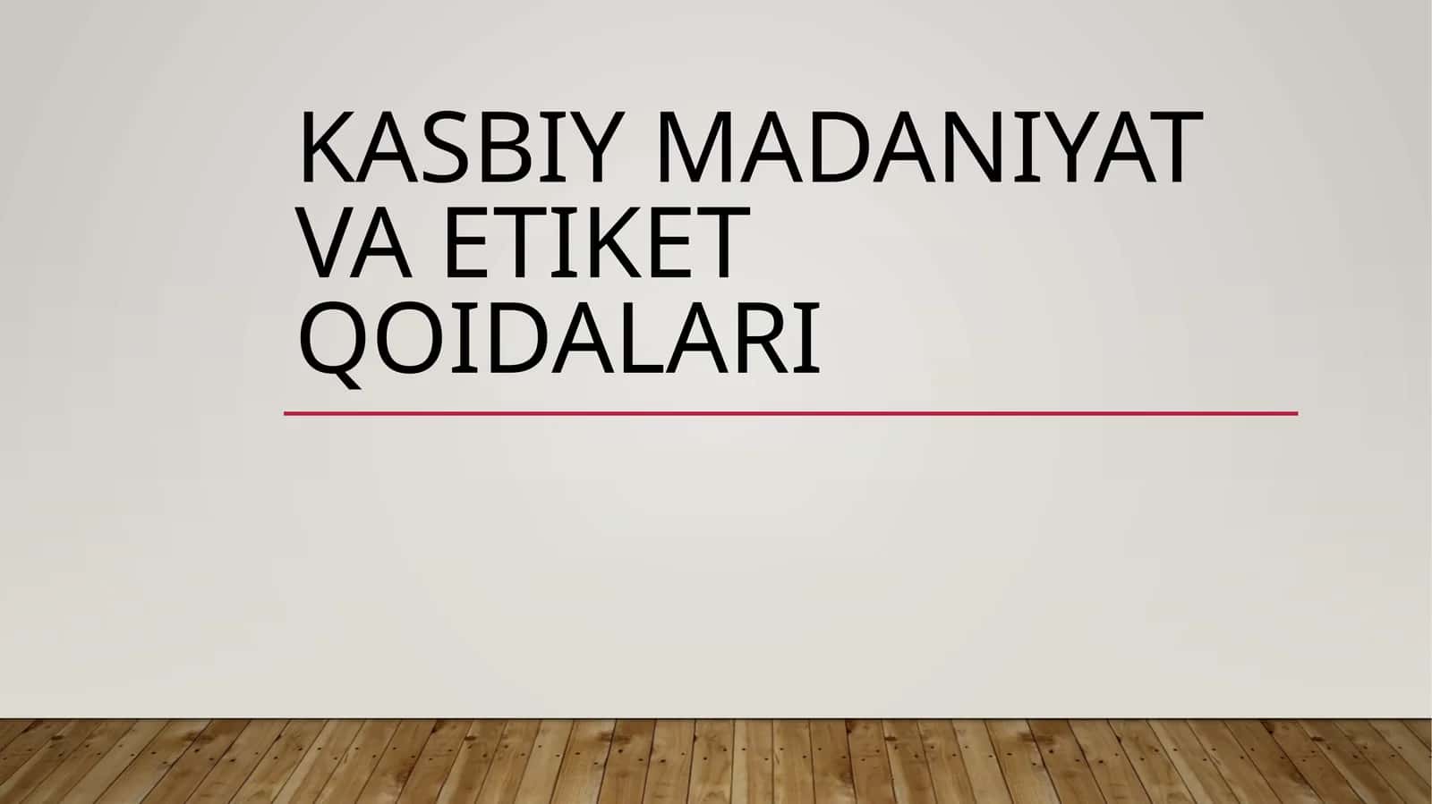 Jamoat joylarida o‘zini tutish qoidalari