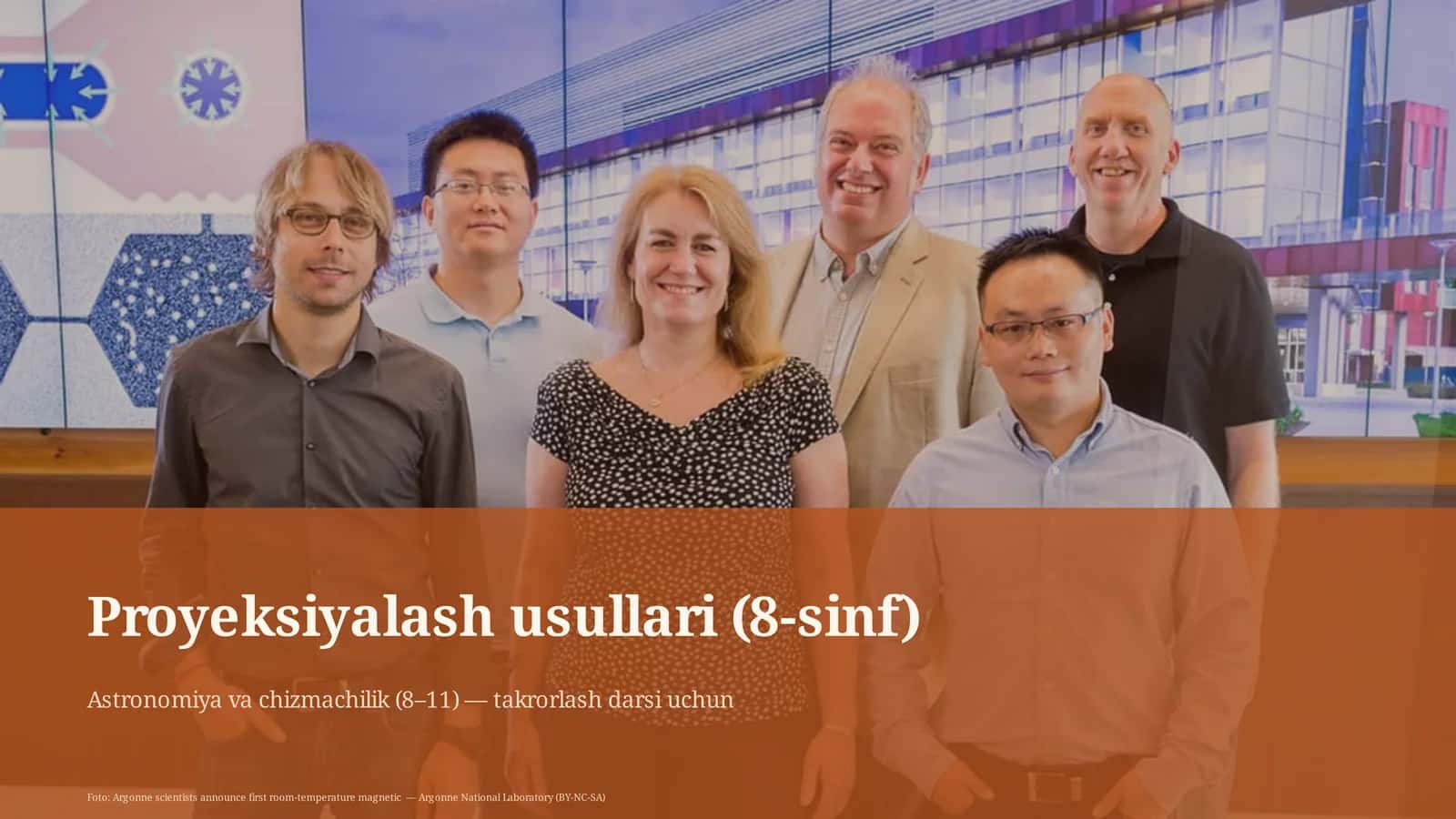 Proyeksiyalash usullari (8-sinf)