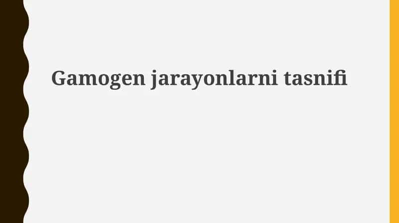 Gamogenjarayonlarnitasnifi