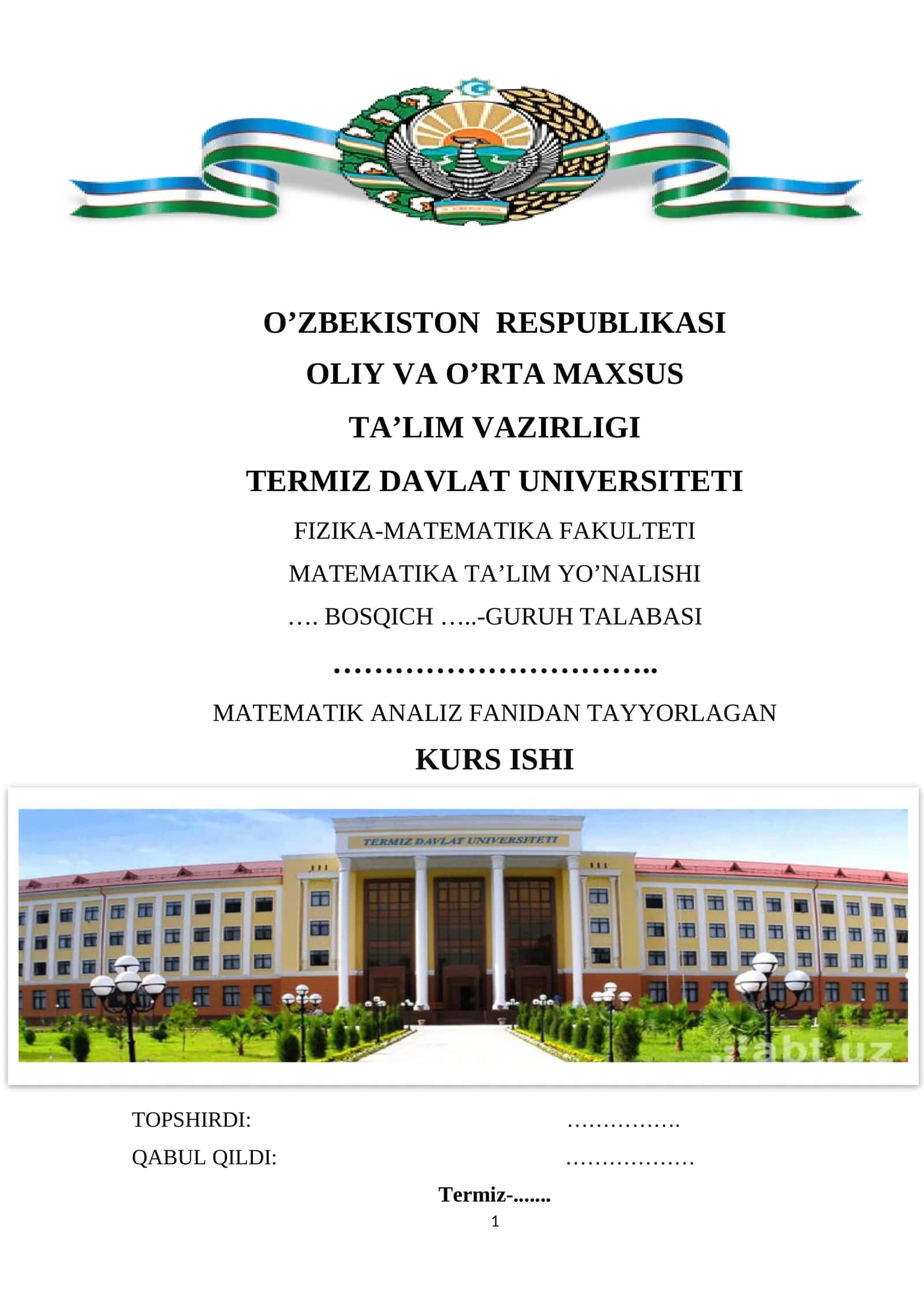 Ikkimchi tur sirt egri chiziqli integral
