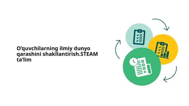 O’quvchilarning ilmiy dunyo qarashini shakllantirish. STEAM ta’lim