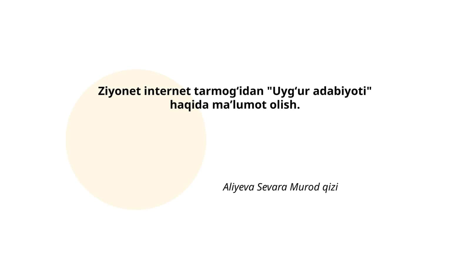 Uygʻur adabiyoti