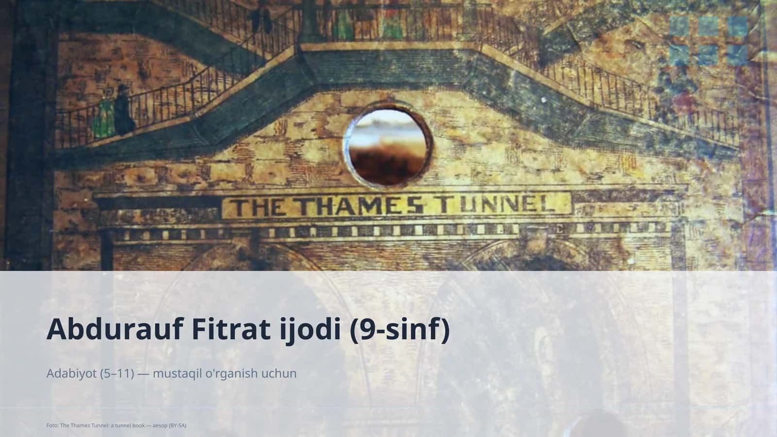 Abdurauf Fitrat ijodi (9-sinf)