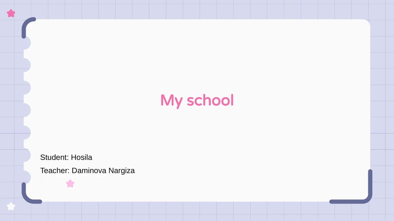 My school